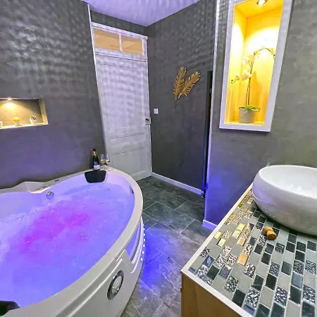 Maison en pierre jacuzzi a 500m de l'ain 3ch 8p Poncin Extérieur photo